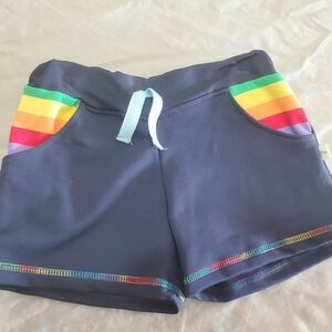 Rainbow Stripe Kids Shorts